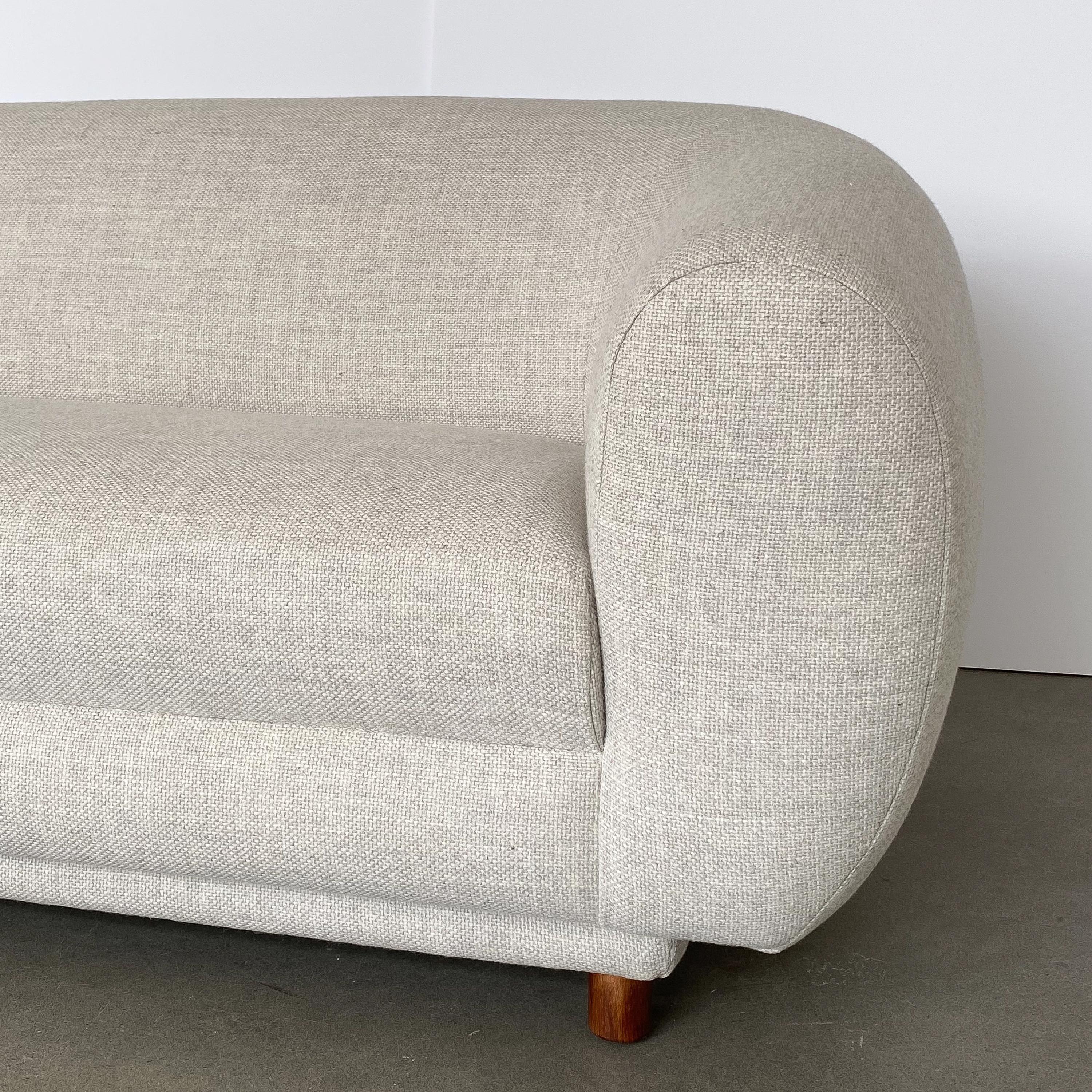 Overstuffed Polar Bear Style Sofa 3