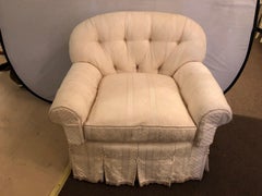 Overstuffed Very Fine Upholstered Lounge Chair zugeschrieben O Henry House LTD