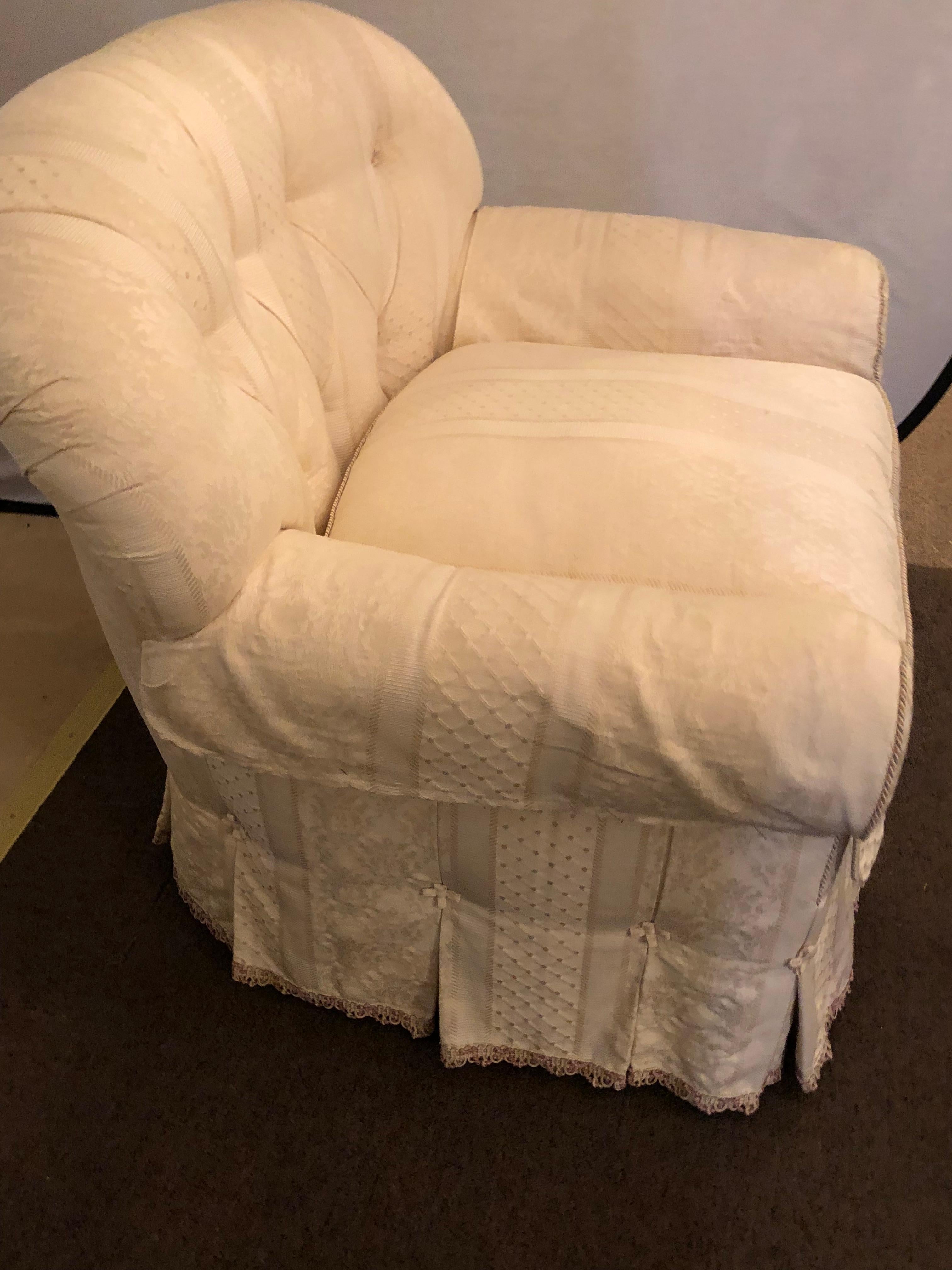 over stuffed chair