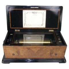 Antique Overture Cylinder Musical Box by Paillard