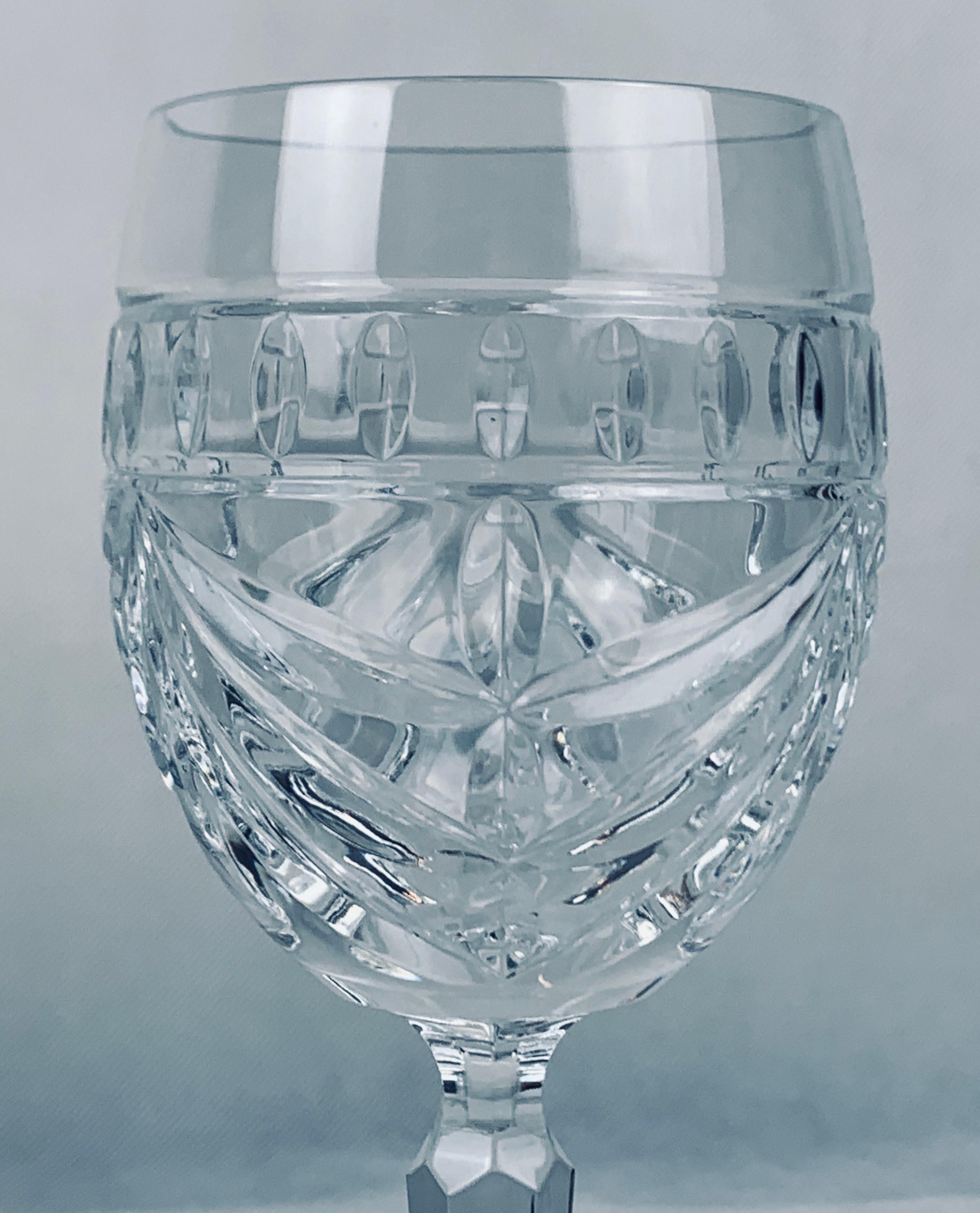 Modern Waterford Crystal Wines in the Overture Pattern-Set of Twelve 