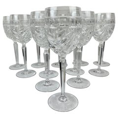 Retro Overture Crystal Wines by Waterford,  8.5" H-Set of 12 