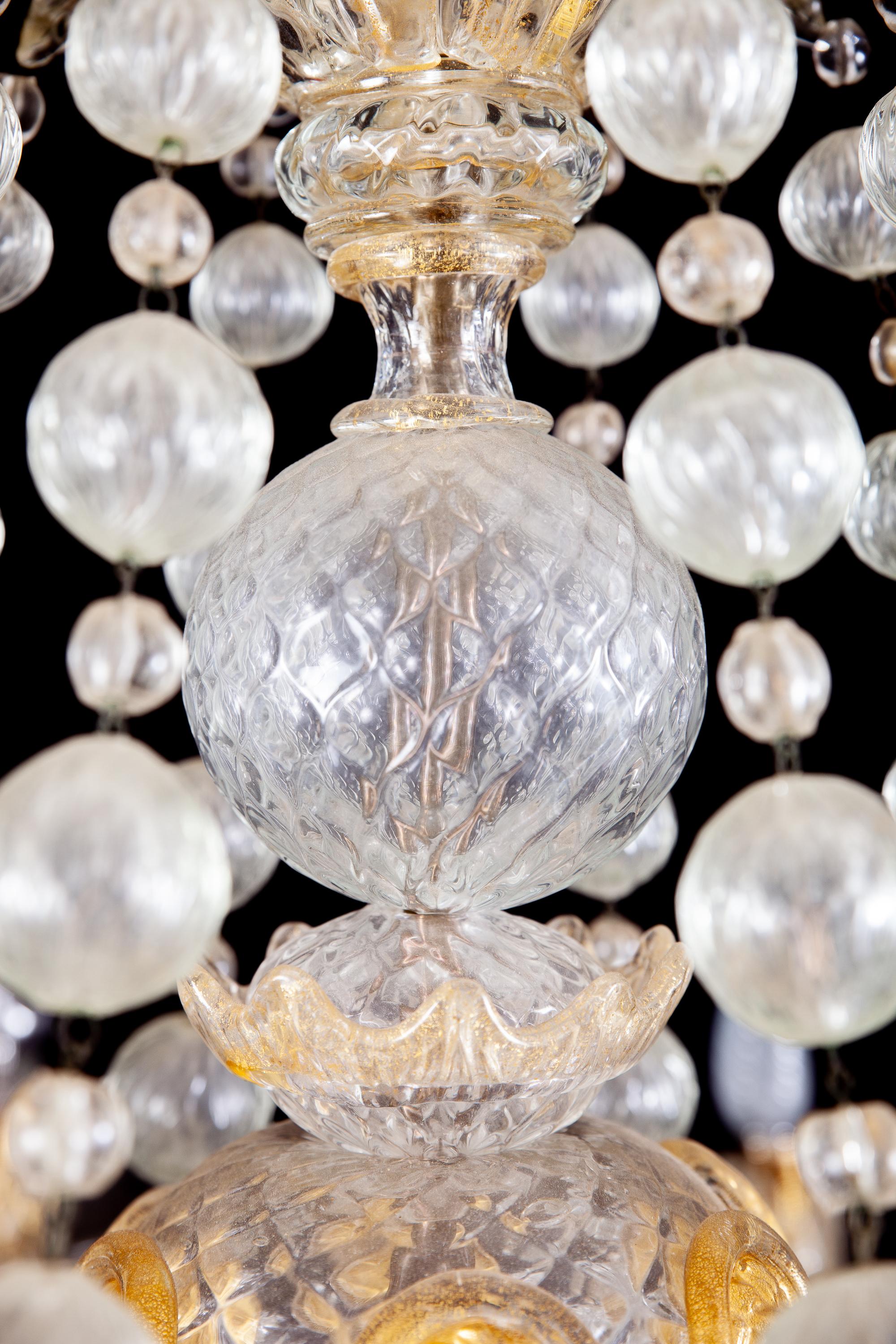 Overwhelming Murano Glass Chandelier by Barovier & Toso, 1960 13