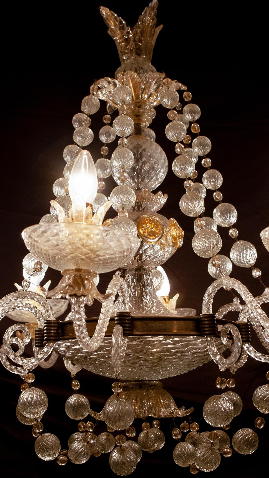 Overwhelming Murano Glass Chandelier by Barovier & Toso, 1960 4