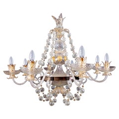 Overwhelming Murano Glass Chandelier by Barovier & Toso, 1960s