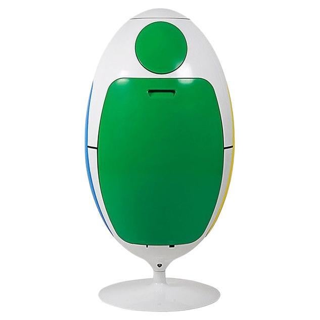 ABS blanc ABS poubelle ami 54L