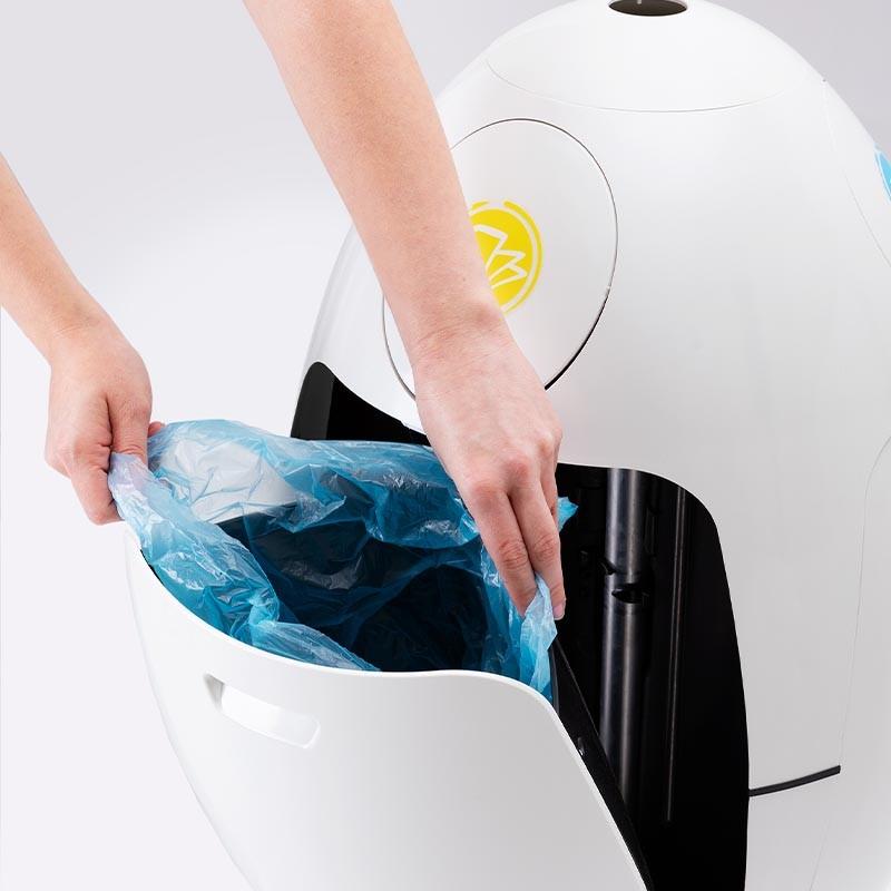 Ovetto ABS bianco Pattumiera raccolta differenziata 54L In condizioni Nuovo in vendita a Calenzano, IT
