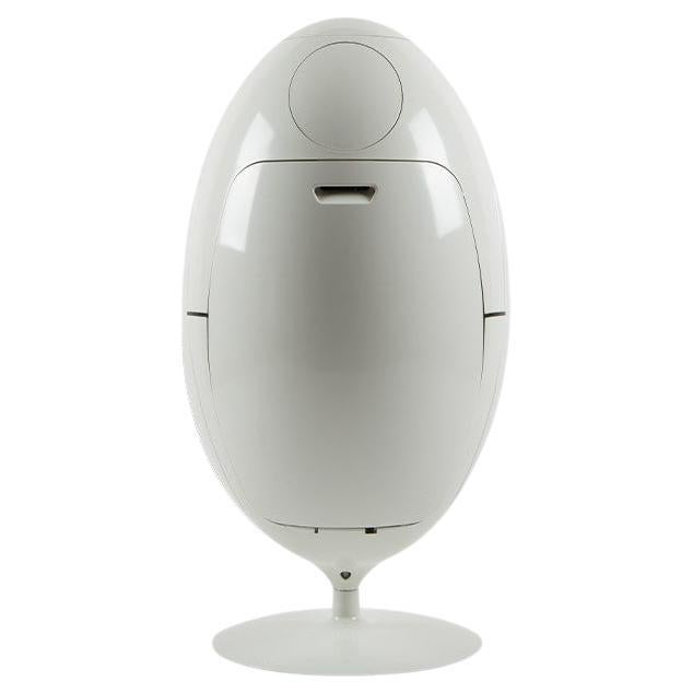 Ovetto ABS blanc Poubelle 54L