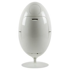 Ovetto ABS blanc Poubelle 54L