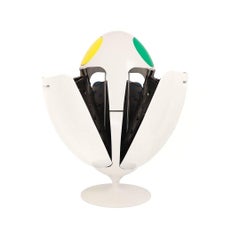 Ovetto ABS Collection Bianco Cestino per rifiuti e riciclo personalizzato di Soldi Design