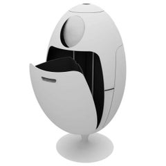 Ovetto ABS Kollektion Weißer Waschbecken für Recycling und Abfall von Soldi Design