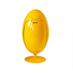 Ovetto Gala Collection Shiny Yellow Recycling and Waste Bin by Soldi Design (en anglais)