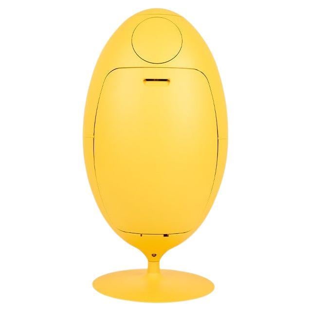 Ovetto Galà giallo opaco satinato Pattumiera raccolta differenziata