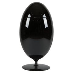 Cubo de basura Gala negro brillante