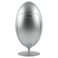 Ovetto Métal aluminium mat Poubelle