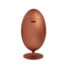 Kupfer-Recycel- und Abfallbehälter der Ovetto Metal Collection von Soldi Design