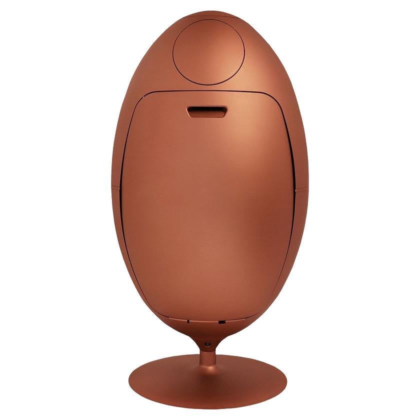 Ovetto Metal Collection Copper Recycling and Waste Bin by Soldi Design For Sale