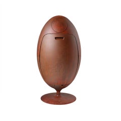 Ovetto Metal Collection Corten Recycling- und Abfallbehälter von Soldi Design