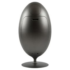 Poubelle Ovetto Metal Nikel
