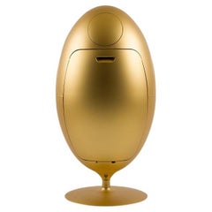 Ovetto Metal Gold Dustbin (poubelle en métal doré)