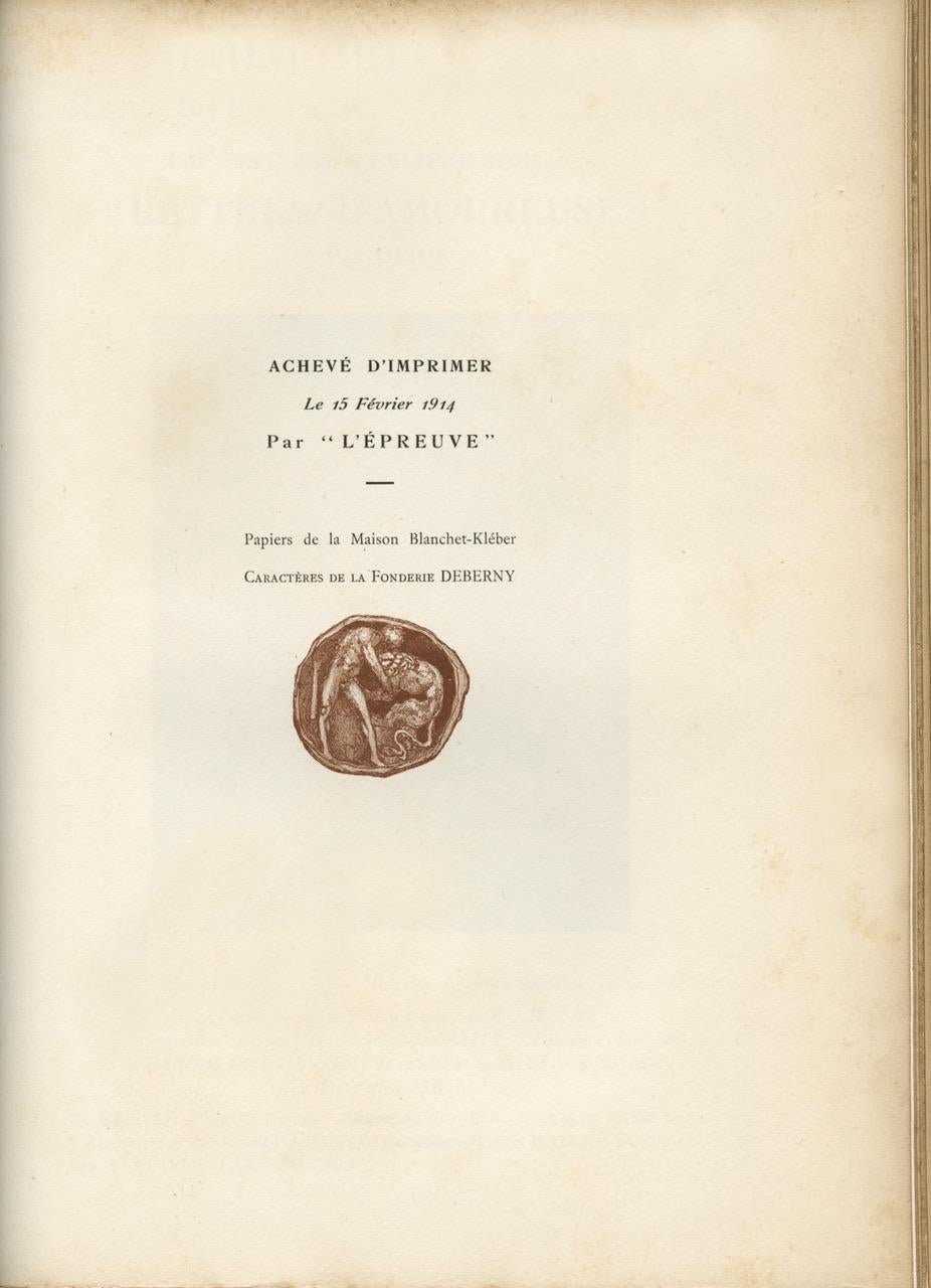 Ovid, Lettres Des Amoureuses, Jugendstilillustrationen, Binding von R. Kieffer (Französisch) im Angebot