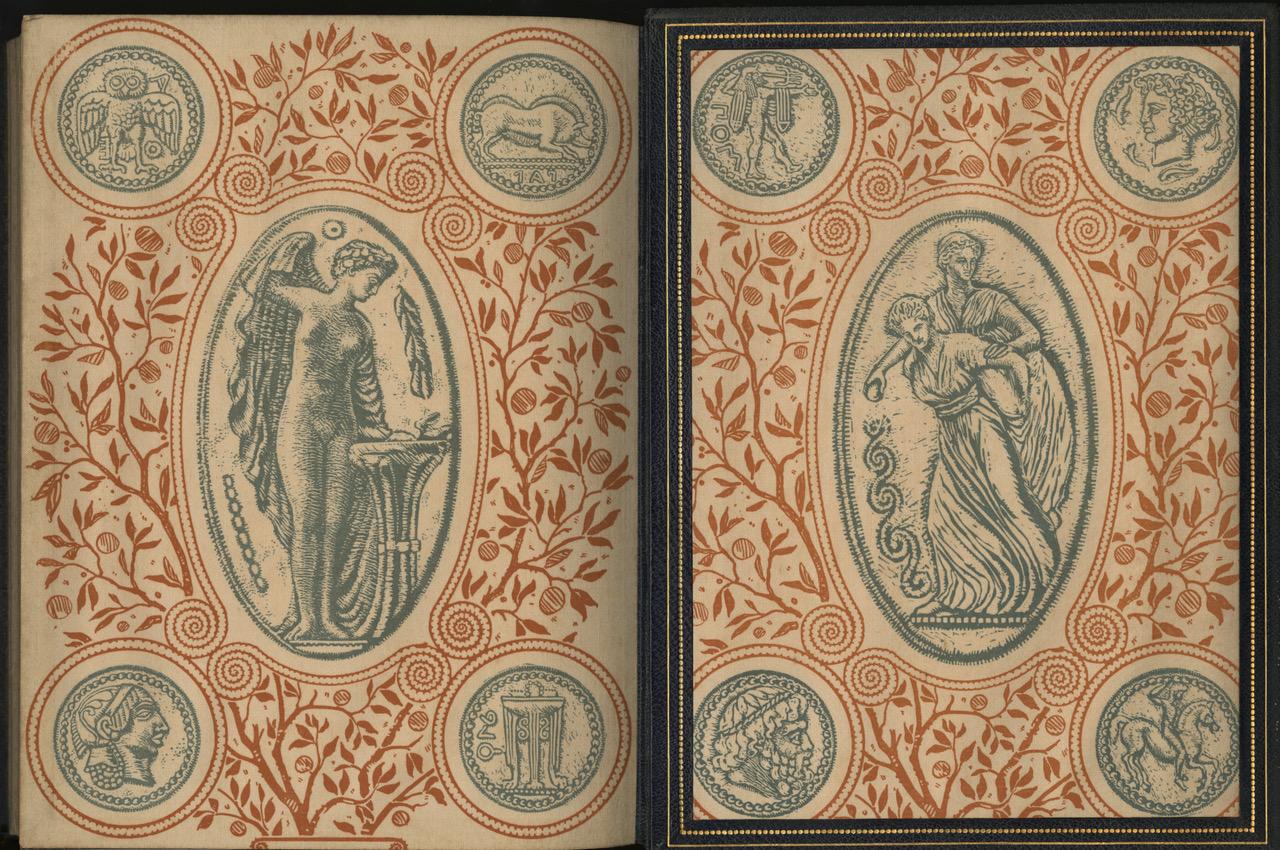 20th Century Ovid, Lettres Des Amoureuses, Art Nouveau Illustrations, Binding by R. Kieffer For Sale