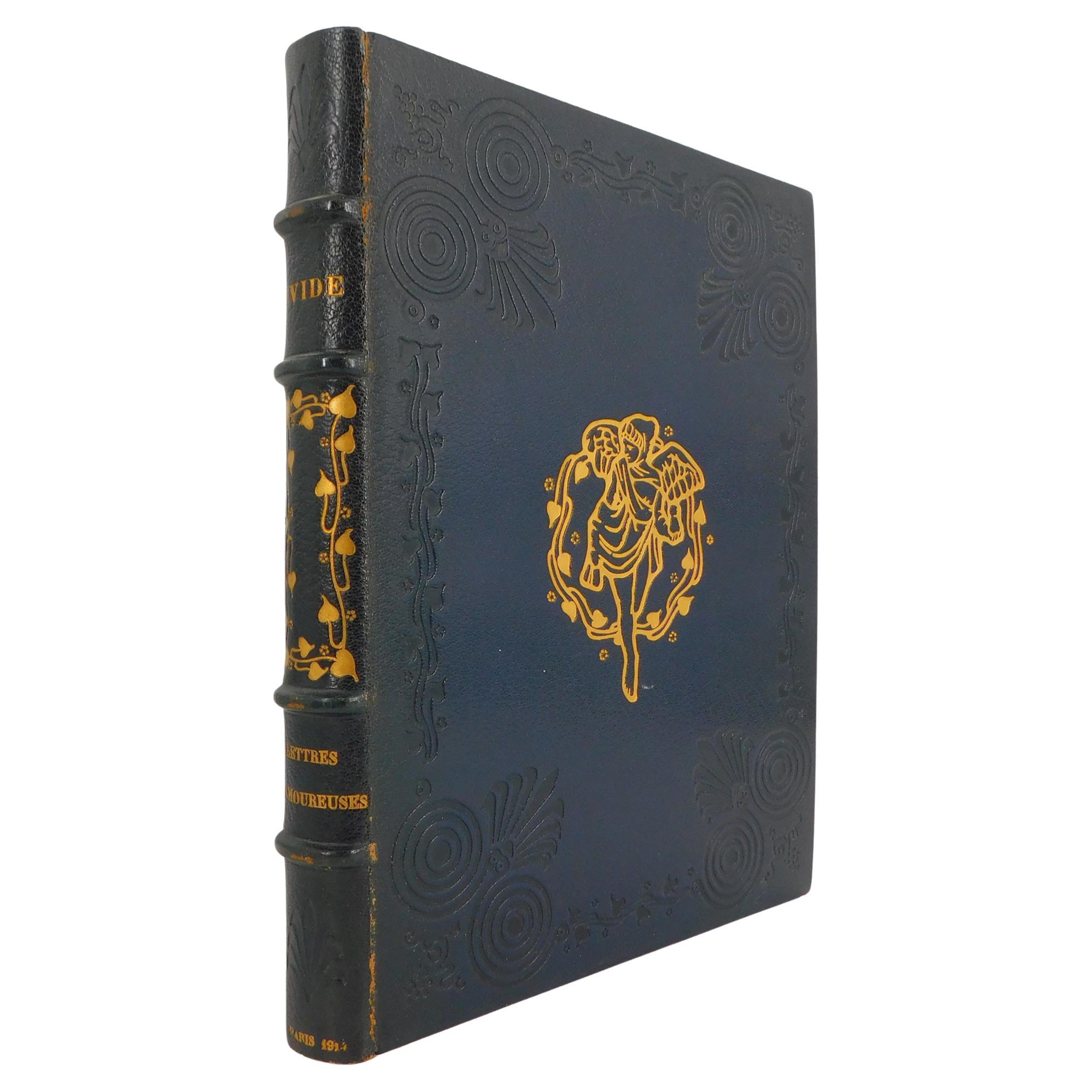 Ovid, Lettres Des Amoureuses, Art Nouveau Illustrations, Binding by R. Kieffer For Sale