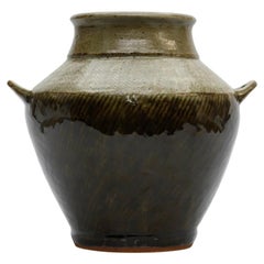Ovid Vase by Japanese National Living Treasure Tatsuzo Shimaoka