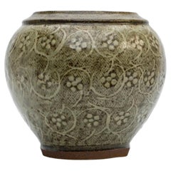 Ovid Vase by Japanese National Living Treasure Tatsuzo Shimaoka