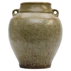 Ovid Vase by National Living Treasure of Japan Tatsuzo Shimaoka