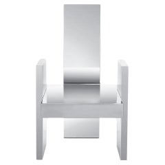 Ovo Man Chair Stainless Steel by Roham Shamekh, REP by Tuleste Factory