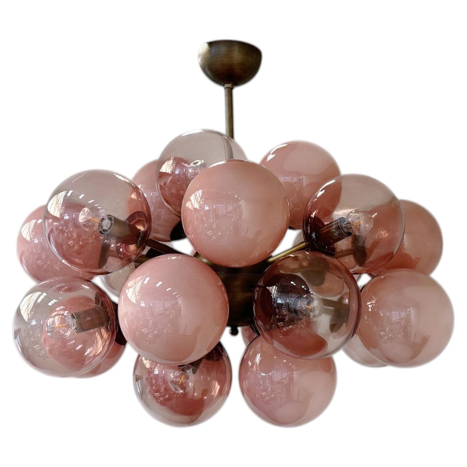 Ovoid Sputnik Chandelier by Fabio Ltd For Sale