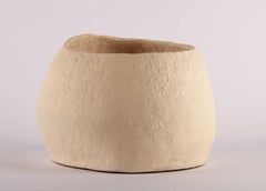 Vase Ovos No. 3 aus weißem Steingut von Studio Cupla