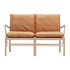 OW149-2 Colonial Sofa in Oak White Oil by Ole Wanscher