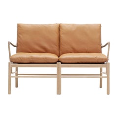 OW149-2 Colonial Sofa in Oak White Oil by Ole Wanscher