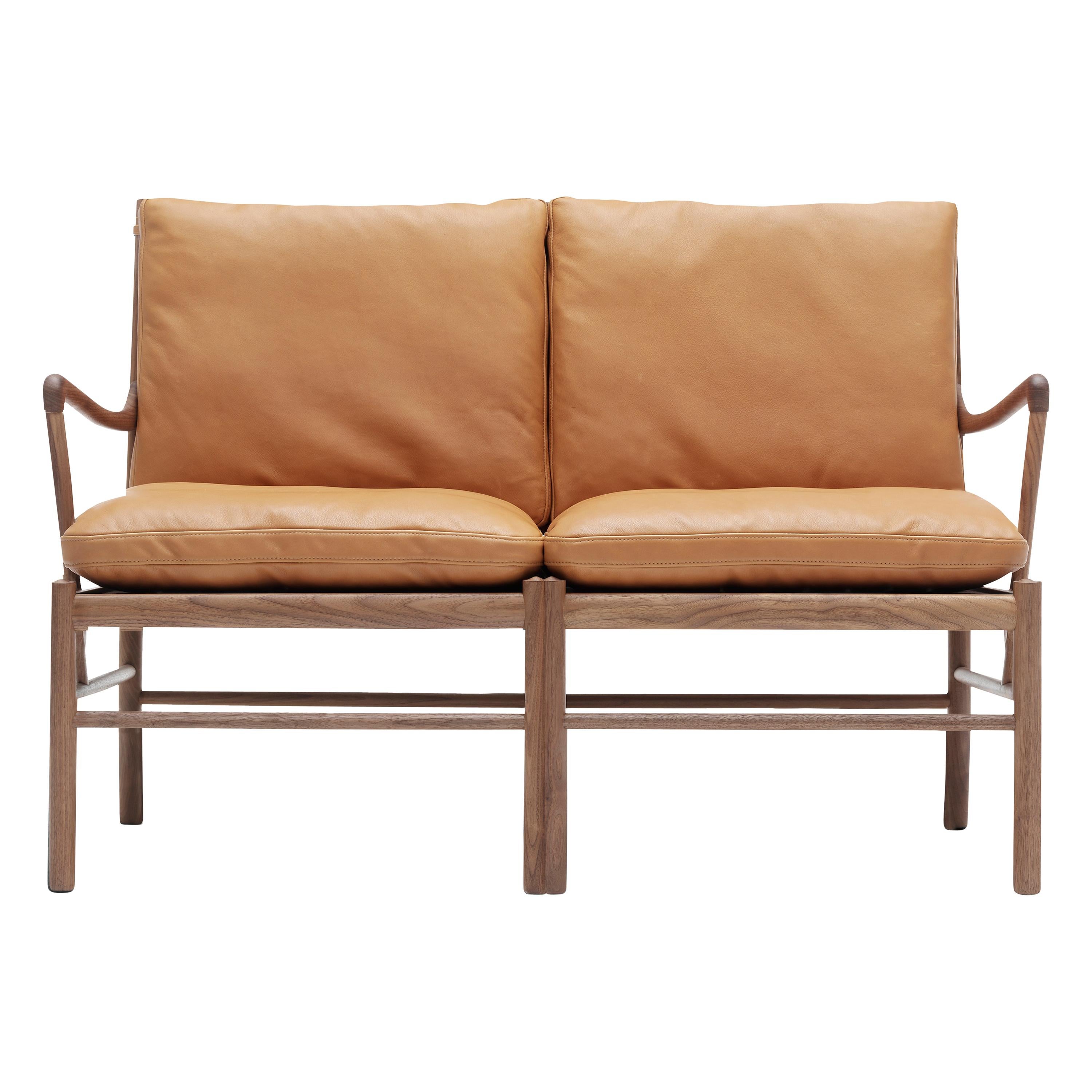 Brown (Sif 95) OW149-2 Colonial Sofa in Walnut Oil by Ole Wanscher