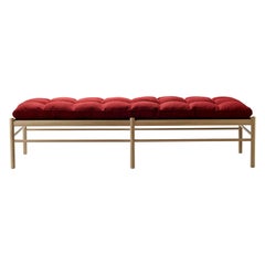 Ow150 Colonial Daybed in Oak Soap with Fabric Cushion by Ole Wanscher