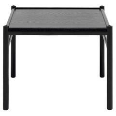 OW449 Colonial Table in Oak Painted Black Finish by Ole Wanscher