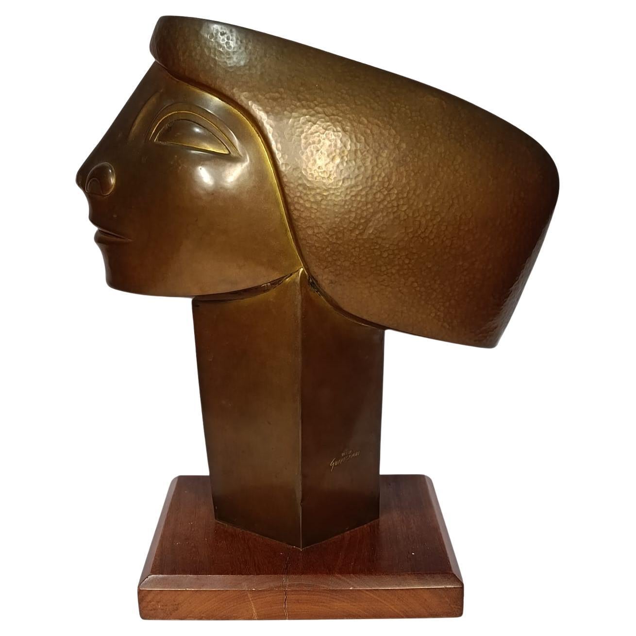 Owaldo Guayasamin bronze sculpture