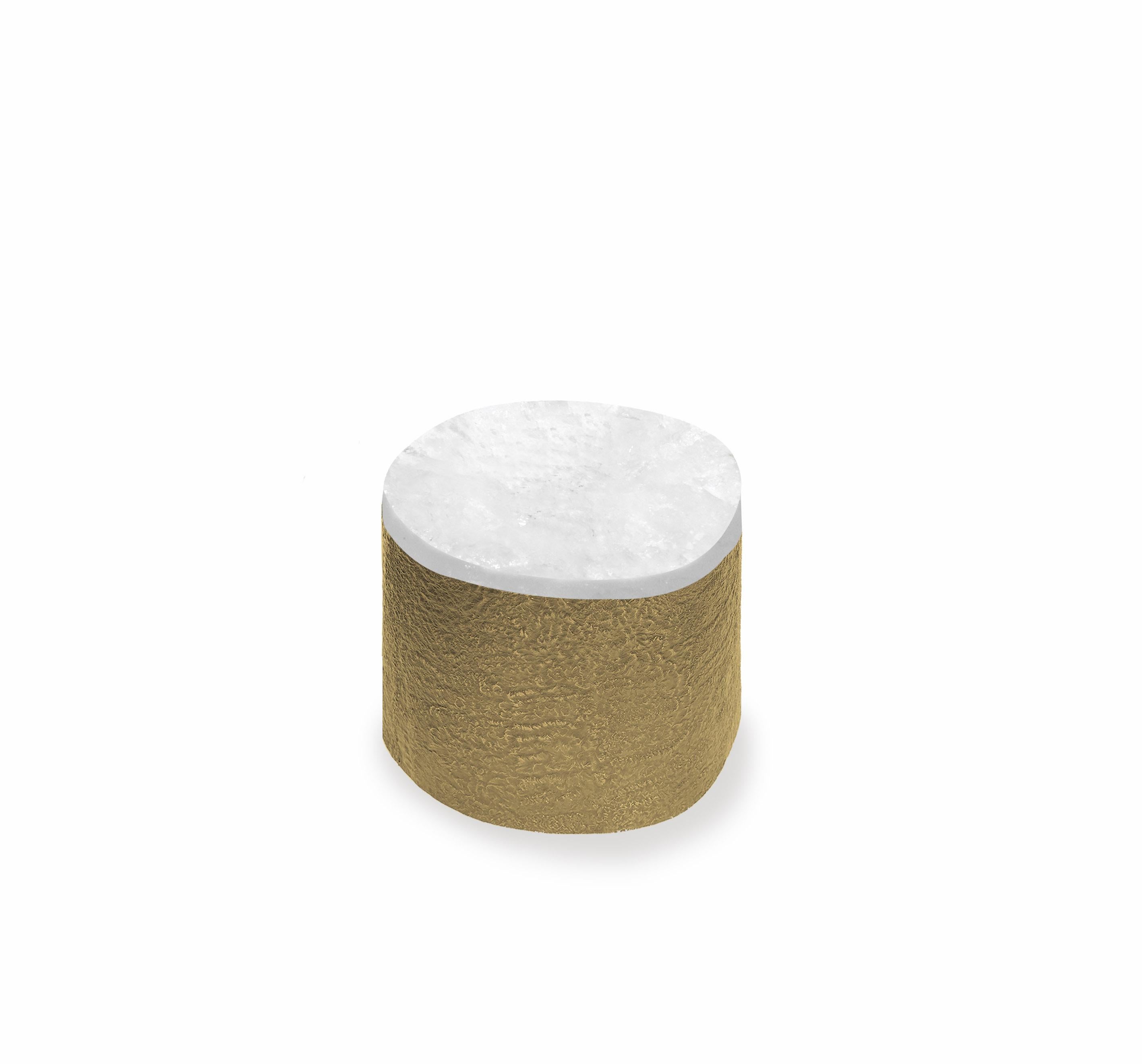 Contemporary OWB1 Rock Crystal Cocktail Table by Phoenix For Sale