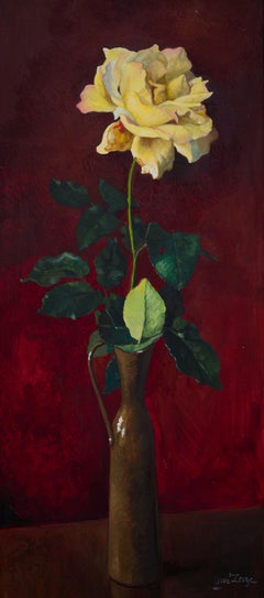 Yellow Rose by Swedish Artist Owe Zerge