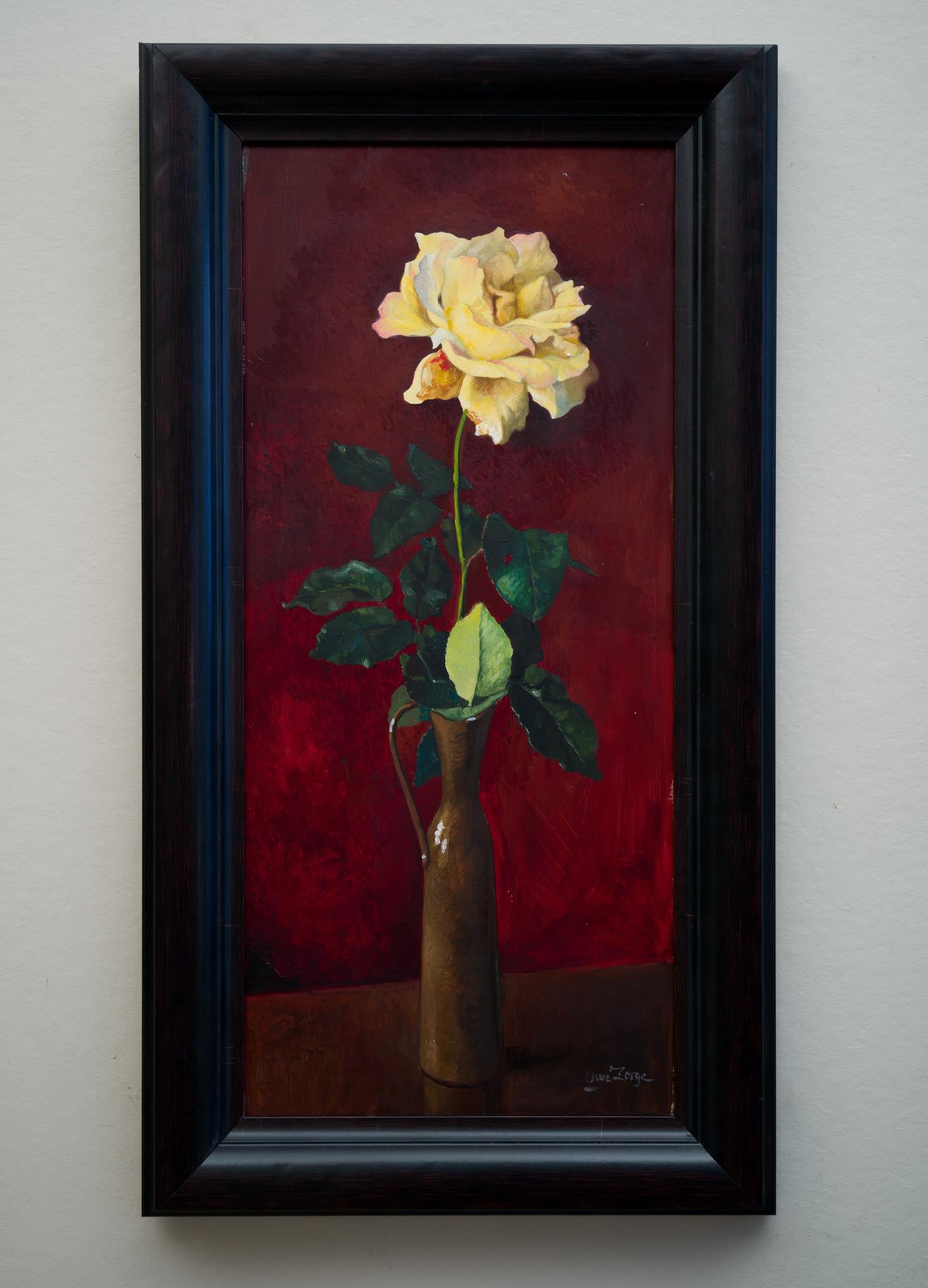 Rosa amarilla del artista sueco Owe Zerge 7