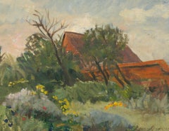 Owen Bowen (1873-1967)  - Mid 20th Century Oil, House and Garden