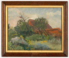 Owen Bowen (1873-1967)  - Mid 20th Century Oil, House and Garden