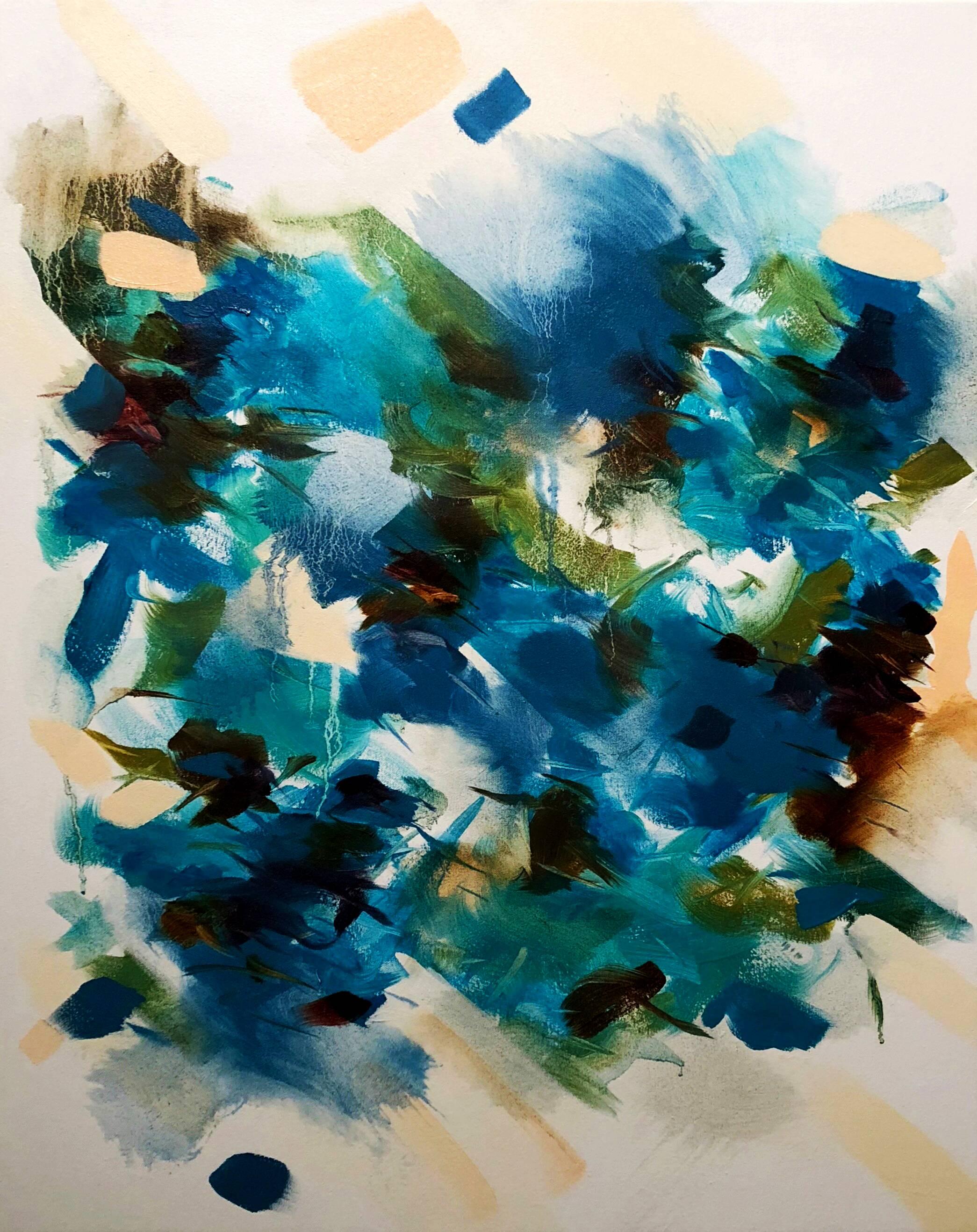 Owen Drysdale Abstract Painting - Big Blue
