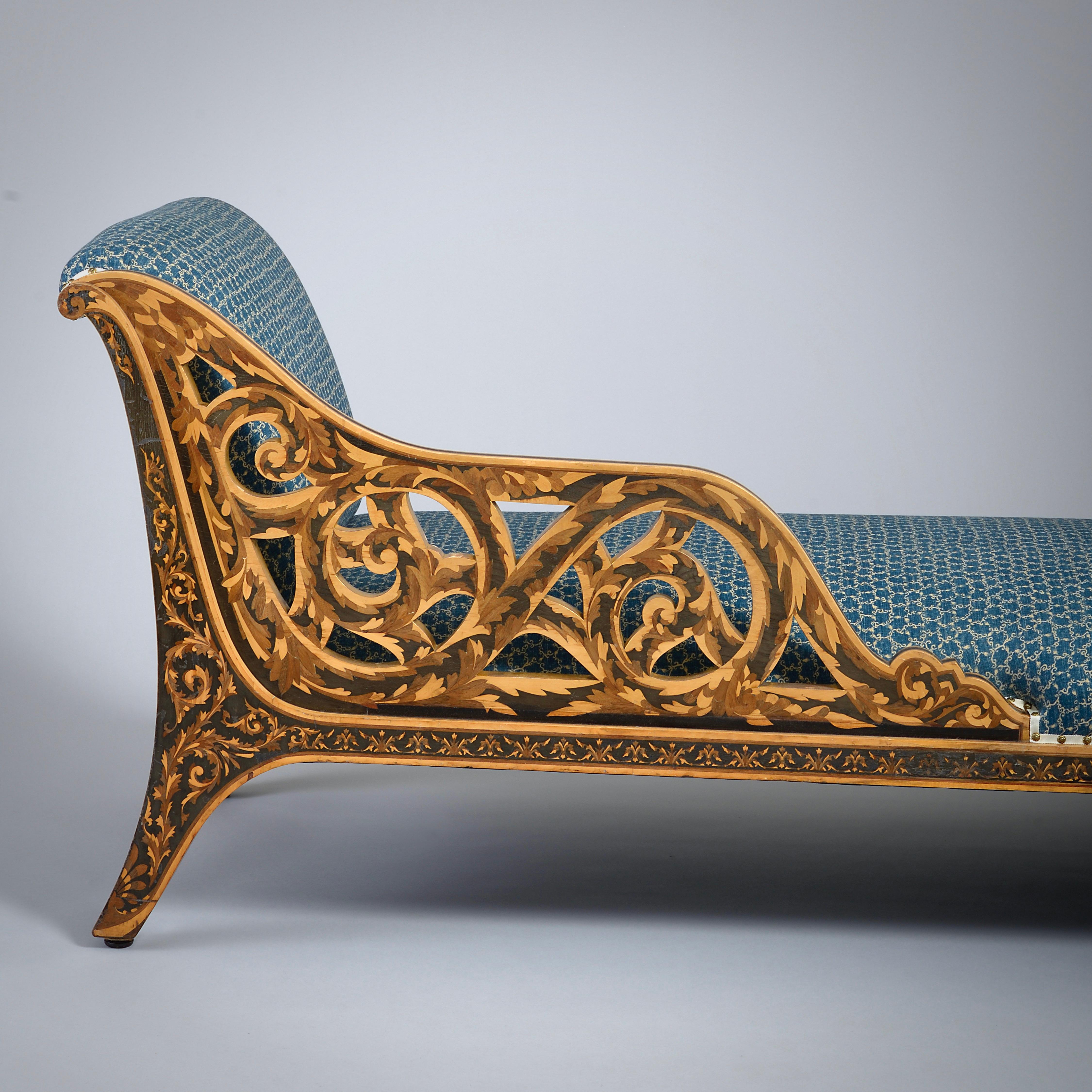 19th Century Owen Jones Chaise Longue For Sale