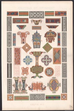 Celtic No 2, Grammar of Ornament, Owen Jones, late 19th century, 1868