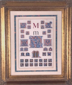 Initial Letters "M"  (Alphabet) 