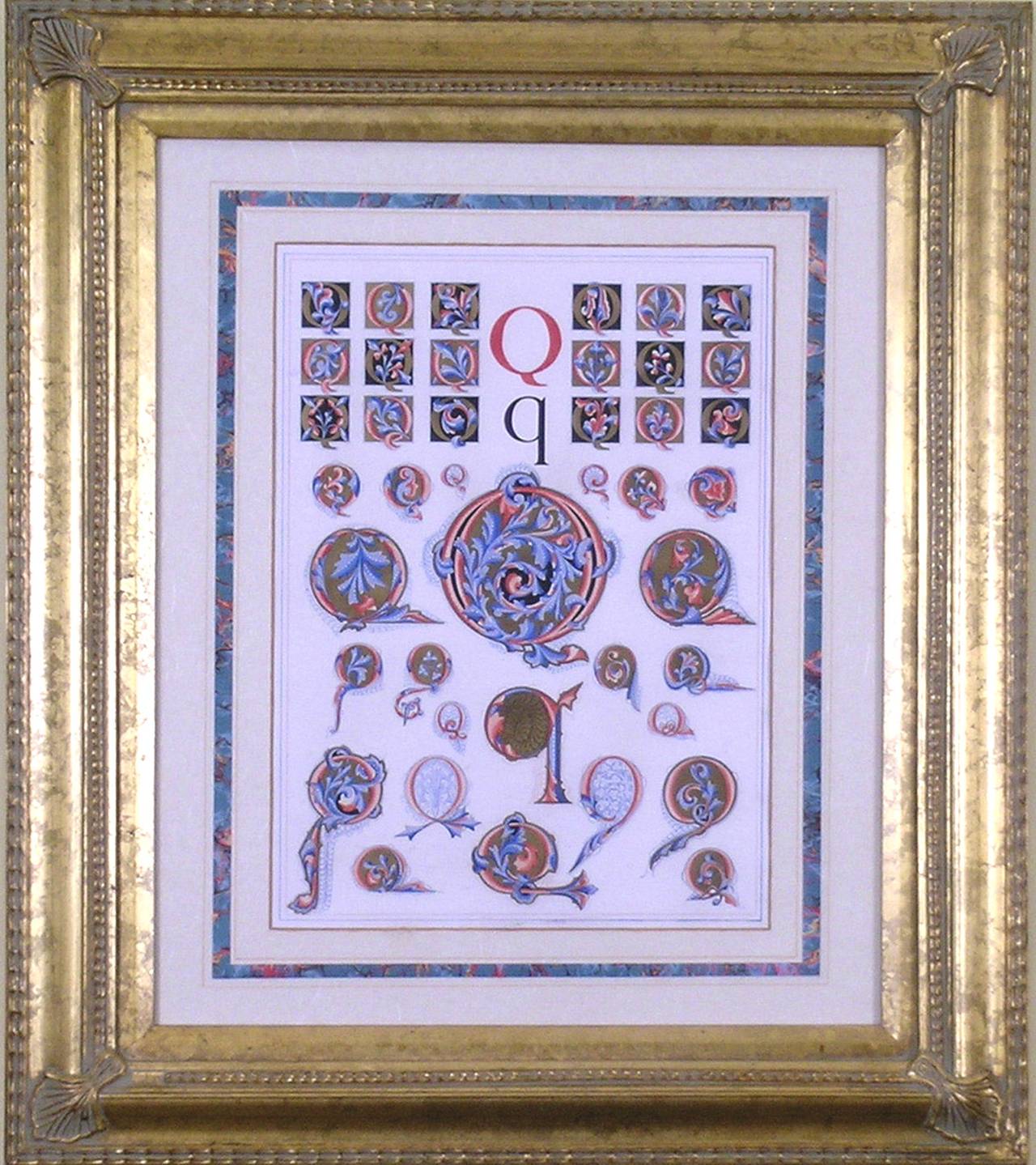 Initial Letters "Q" (Alphabet) - Print by Owen Jones