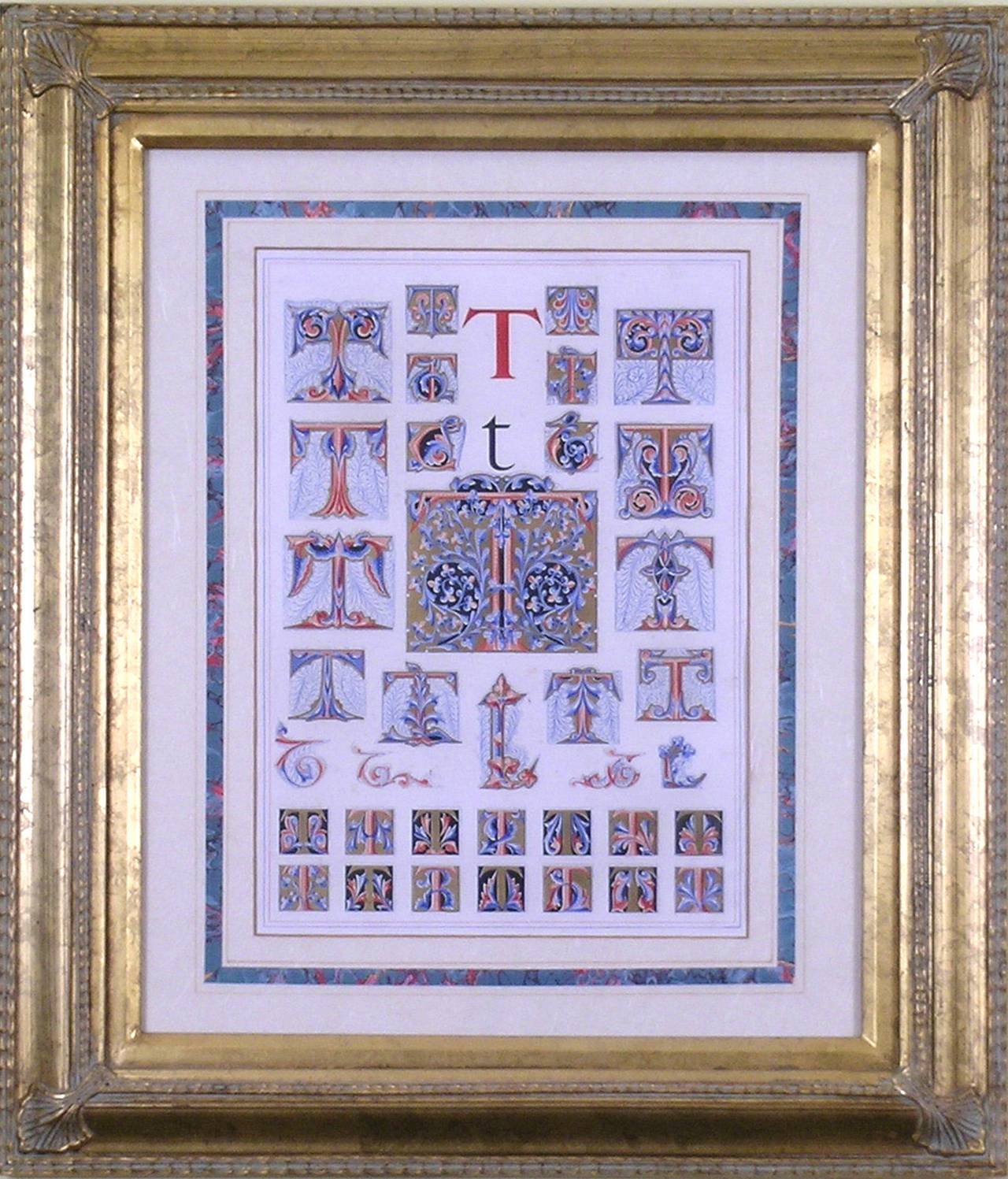 Initial Letters "T"  (Alphabet)  2 available - Print by Owen Jones